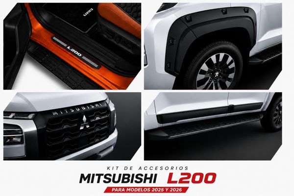 Kit de accesorios Mitsubishi L200 para modelos 2025