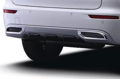 Moldura facia trasera