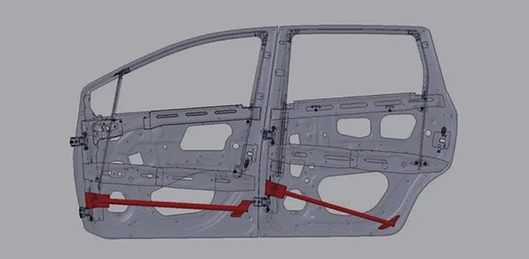 PUERTAS CON BARRAS DE IMPACTO