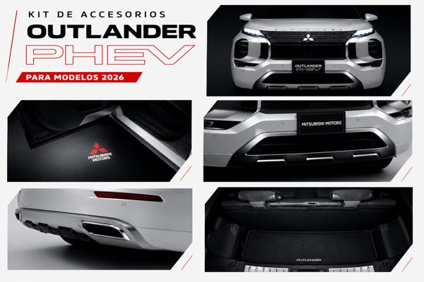 Kit de accesorios Mitsubishi Outlander PHEV para modelos 2026