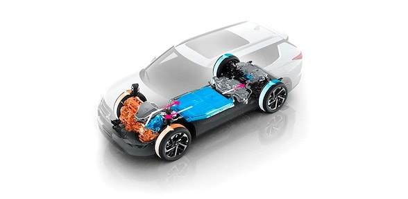 MODO HÍBRIDO EN PARALELO, POTENCIA DE MOTOR DE COMBUSTIÓN CON ASISTENCIA DE MOTORES ELÉCTRICOS