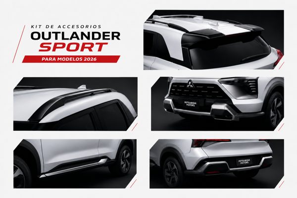 Kit de accesorios Mitsubishi Outlander Sport para modelos 2026