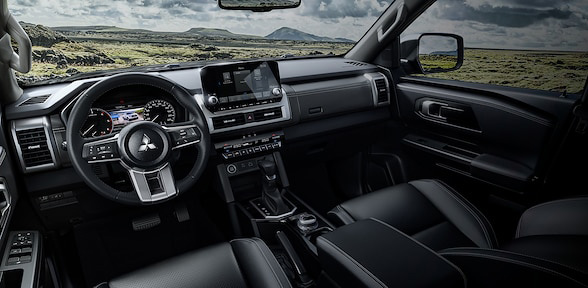 Mitsubishi L200 utilizada por una empresa para operaciones de flotilla