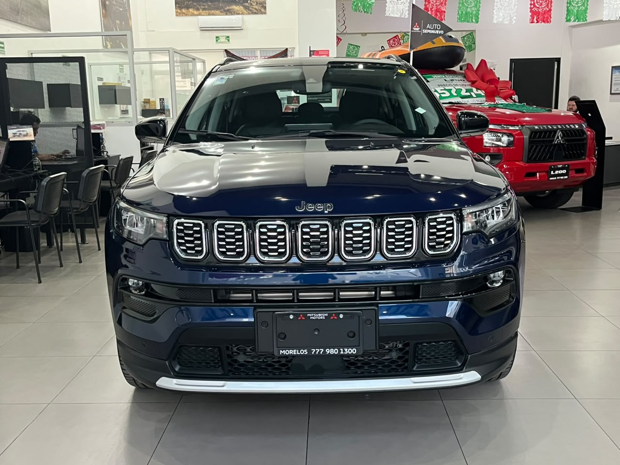 2025 JEEP Compass 5 pts. Limited Premium, 1.3T, TA, a/ac. Aut., piel, cambios al volante, RA-18