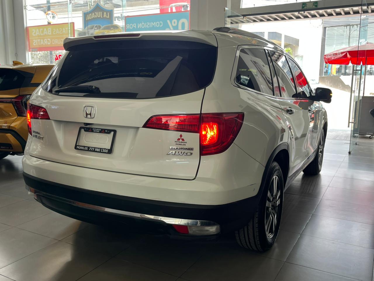 2016 HONDA Pilot 5 pts. Touring, TA, a/ac. Aut., piel, QCP, MP3, DVD, GPS, 4x4
