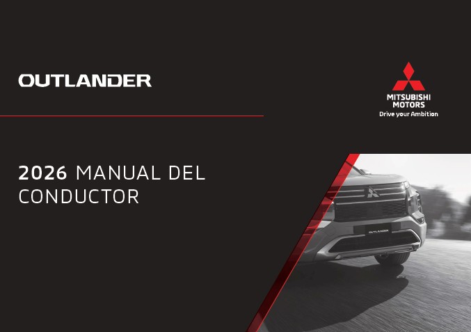 Manual de propietario Outlander 2026