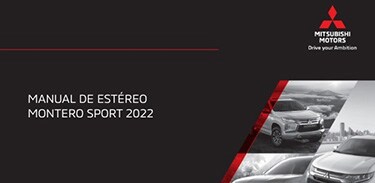 Manual de Estéreo Montero Sport 2022