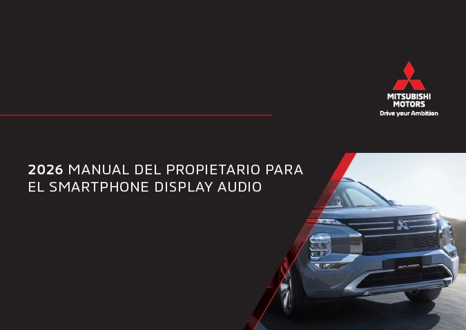 Manual de display audio Outlander 2026
