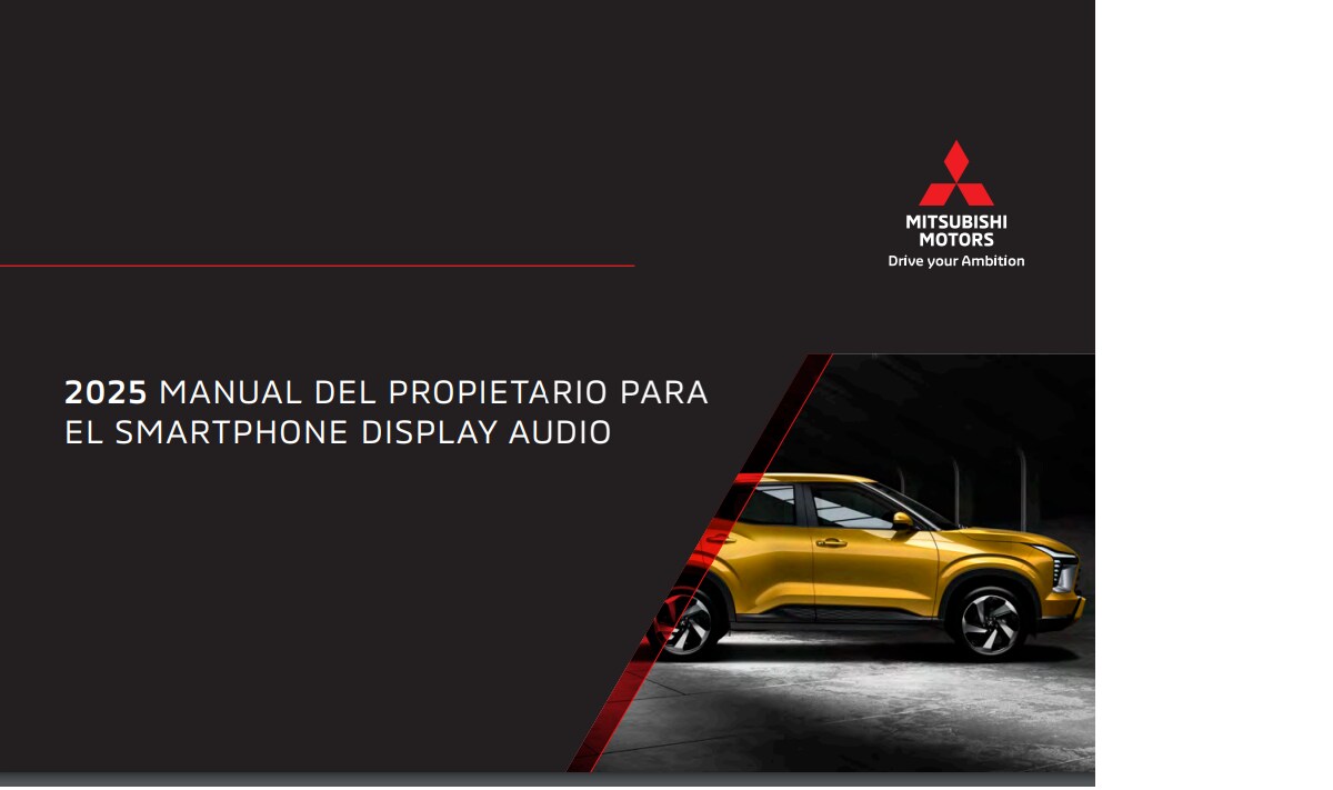 Manual de Propietario para el Smartphone Outlander Sport 2025